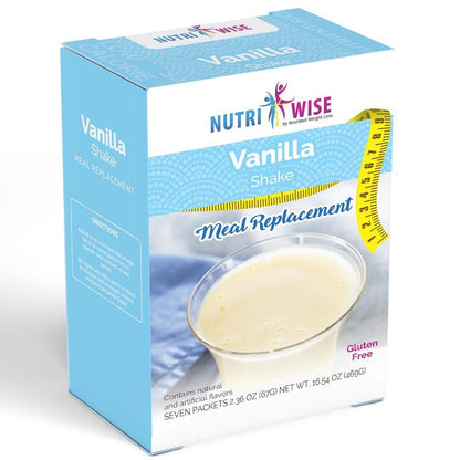 NutriWise - Vanilla 35g Meal Replacement Shake (7/Box) - Doctors Weight Loss