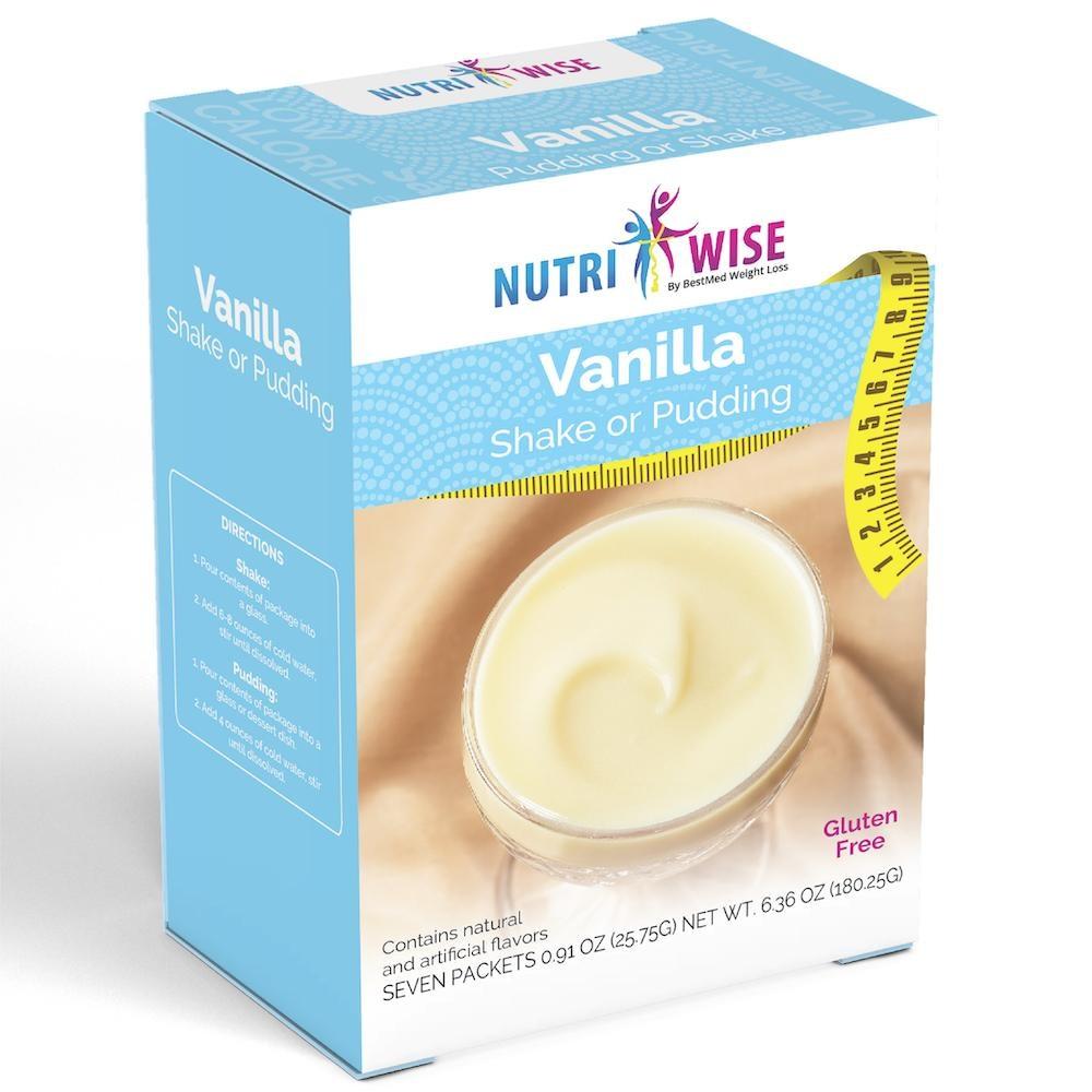 NutriWise® Vanilla Shake or Pudding (7/Box) - Doctors Weight Loss