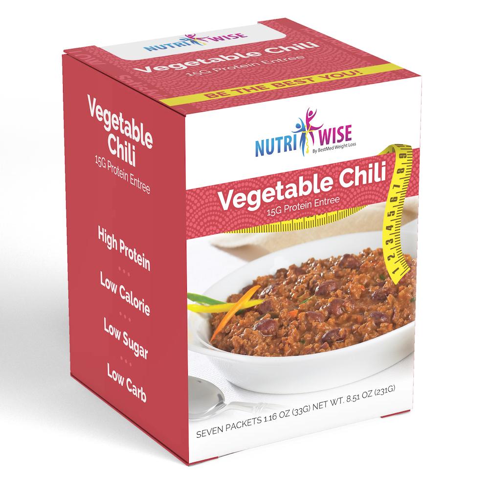 NutriWise - Vegetable Chili (7/Box) - Doctors Weight Loss