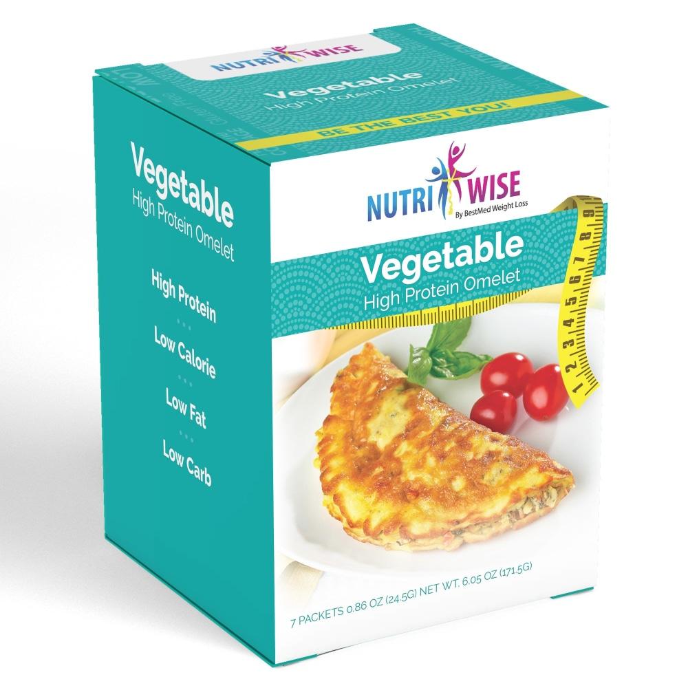 NutriWise® Vegetable Omelet (7/Box) - Doctors Weight Loss