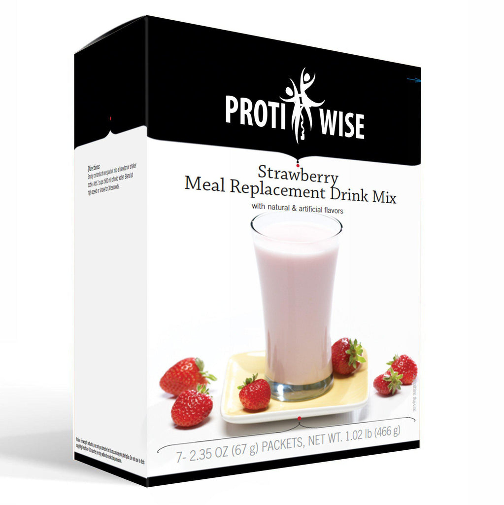 ProtiWise - VHP Strawberry Meal Replacement Shake (7/Box) - Doctors Weight Loss