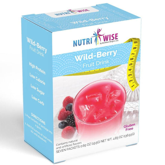 NutriWise® Wild Berry Fruit Drink (7/Box) - Doctors Weight Loss