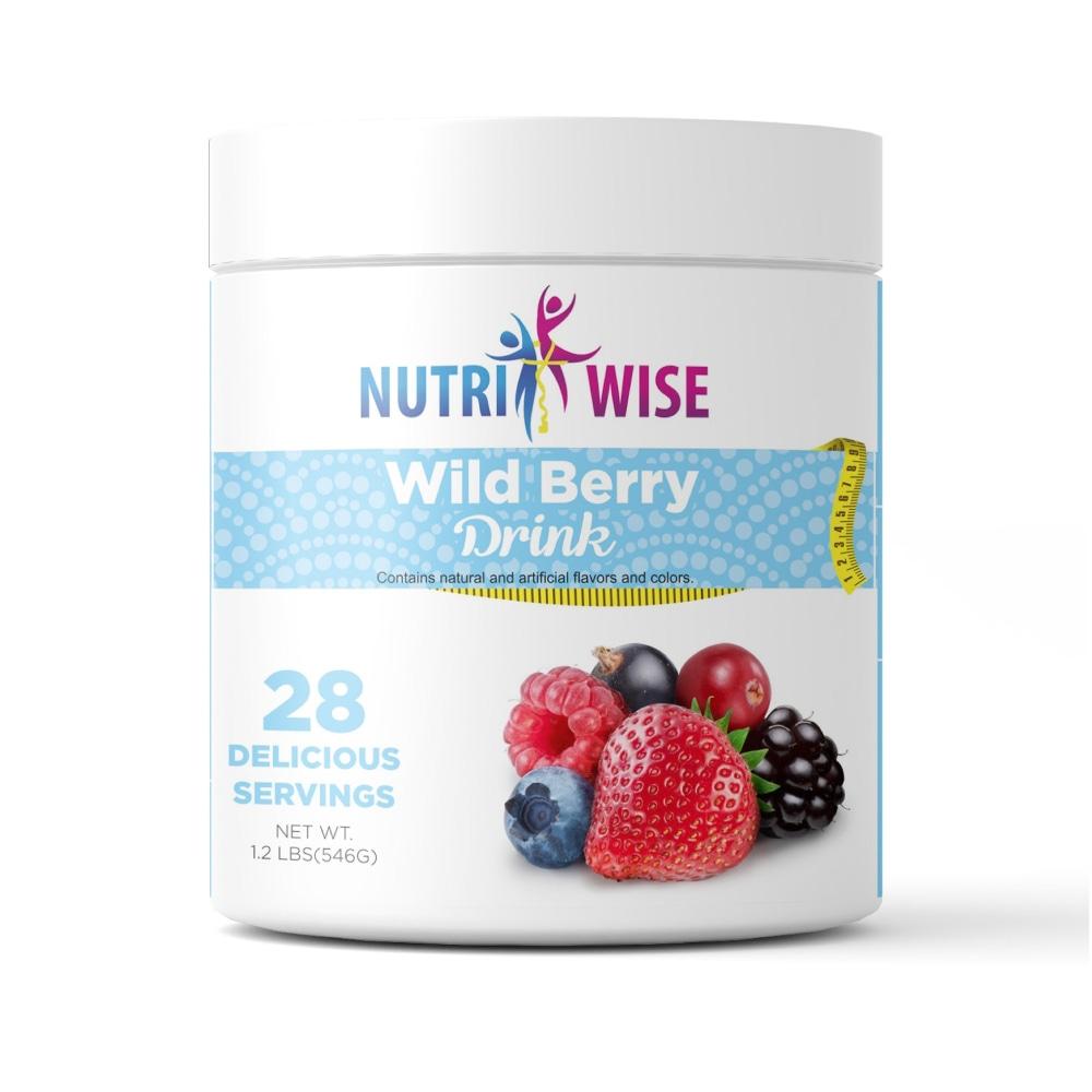 NutriWise - Wild Berry Fruit Drink Canister (28 Serv) - Doctors Weight Loss