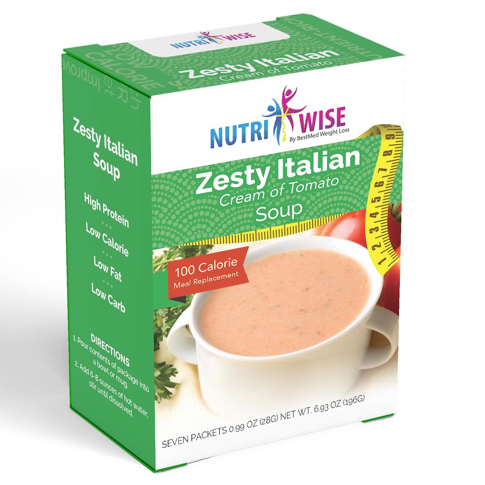 NutriWise - Zesty Italian Soup (7/Box) - Doctors Weight Loss